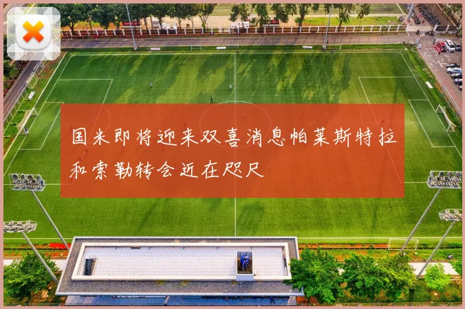 国米即将迎来双喜消息帕莱斯特拉和索勒转会近在咫尺
